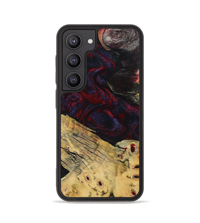 Galaxy S23 Wood Phone Case - Shelbie (Red, 795531)