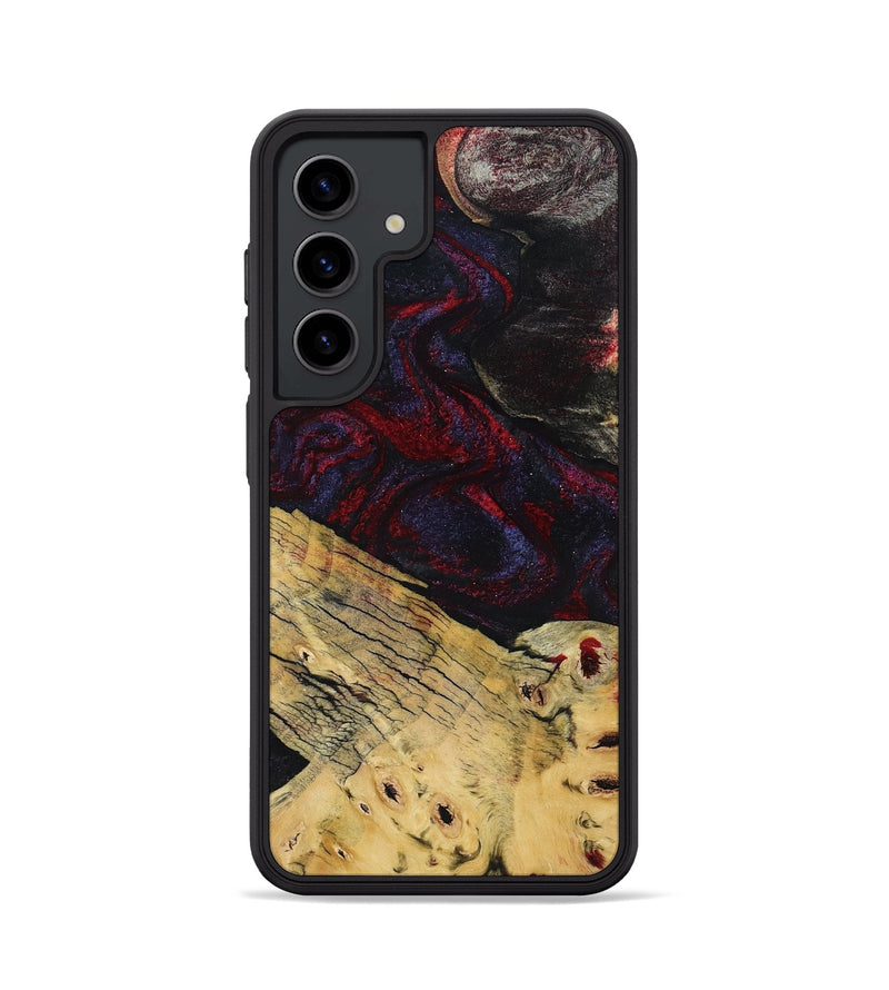 Galaxy S24 Wood Phone Case - Shelbie (Red, 795531)