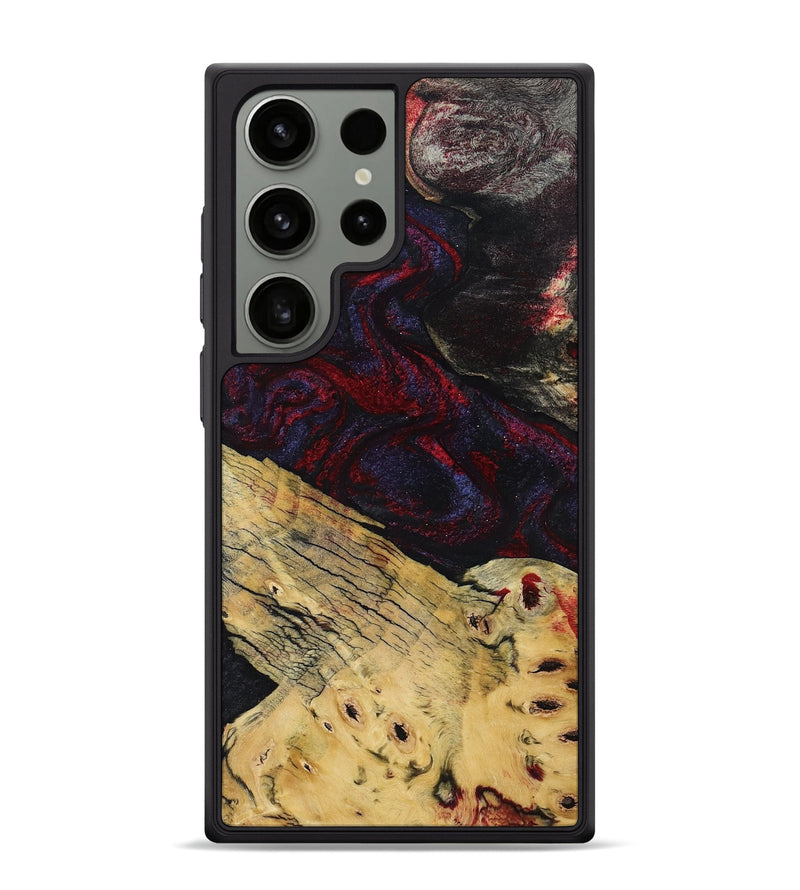 Galaxy S24 Ultra Wood Phone Case - Shelbie (Red, 795531)