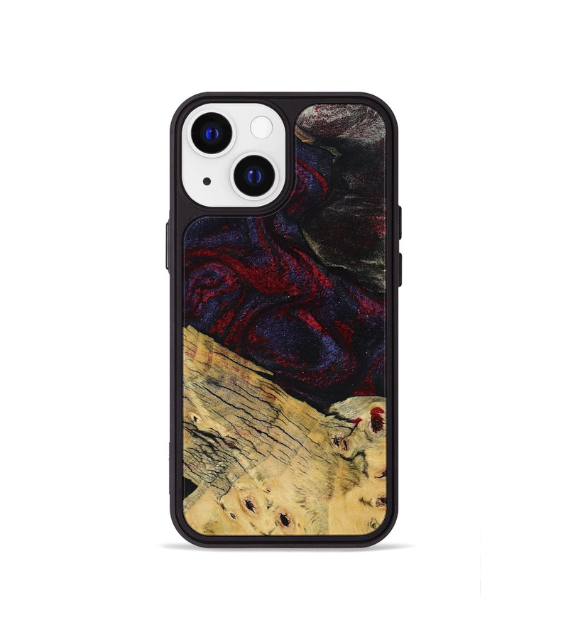 iPhone 13 mini Wood Phone Case - Shelbie (Red, 795531)