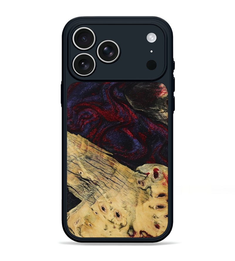 iPhone 17 Pro Max Wood Phone Case - Shelbie (Red, 795531)