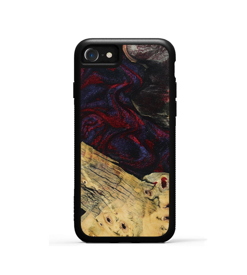 iPhone SE Wood Phone Case - Shelbie (Red, 795531)