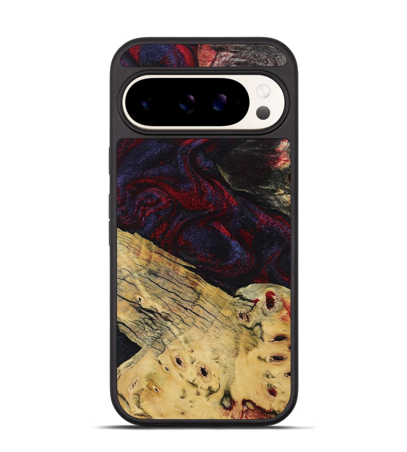 Pixel 9 Pro Wood Phone Case - Shelbie (Red, 795531)