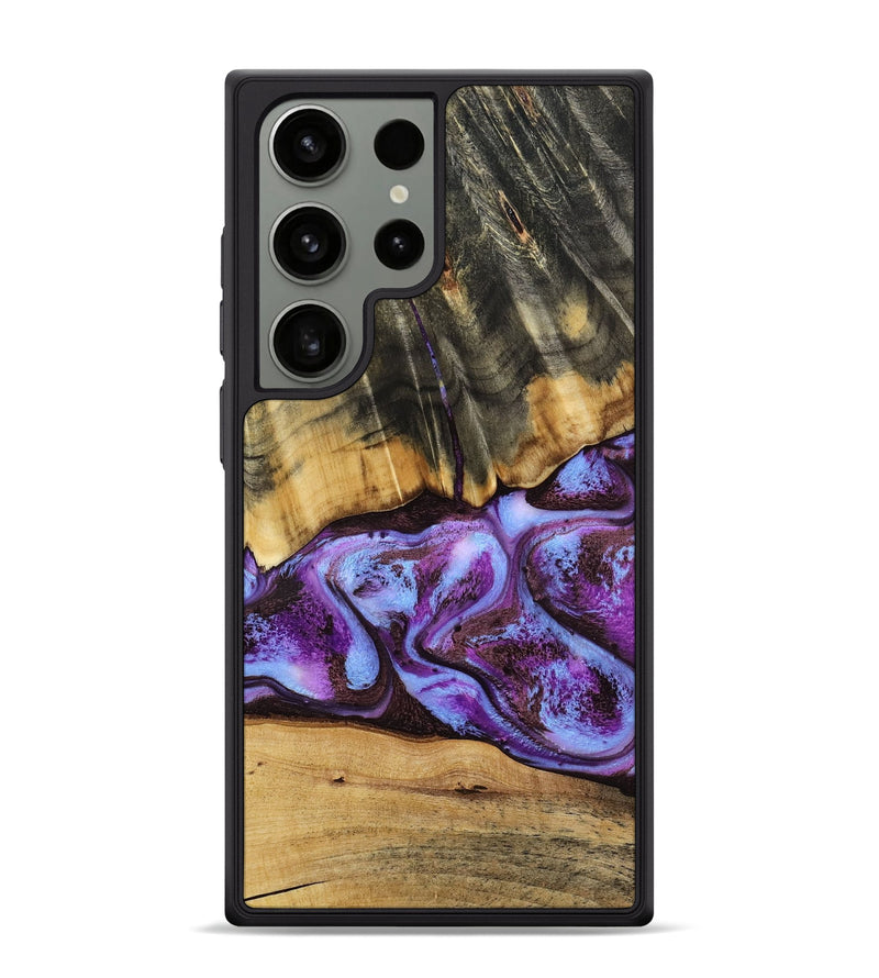 Galaxy S24 Ultra Wood Phone Case - Rowland (Purple, 795535)