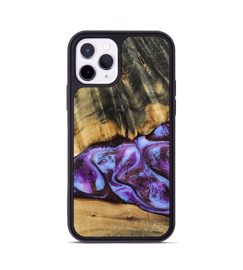 iPhone 11 Pro Wood Phone Case - Rowland (Purple, 795535)