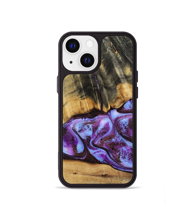 iPhone 13 mini Wood Phone Case - Rowland (Purple, 795535)