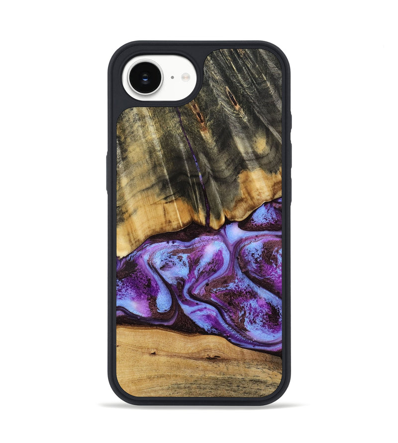 iPhone 16e Wood Phone Case - Rowland (Purple, 795535)