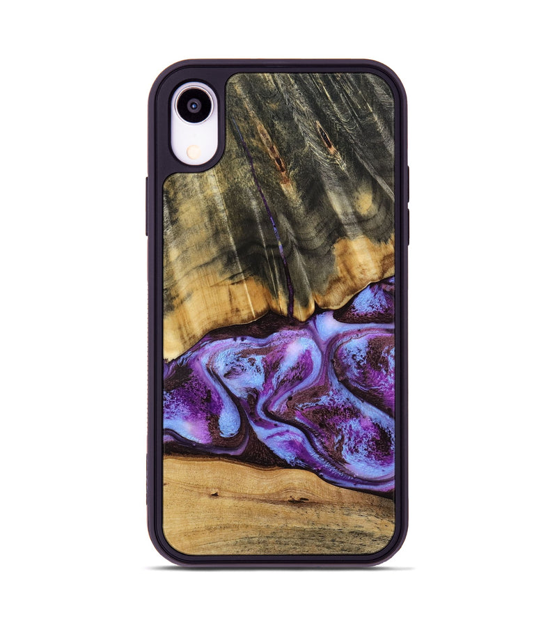 iPhone Xr Wood Phone Case - Rowland (Purple, 795535)