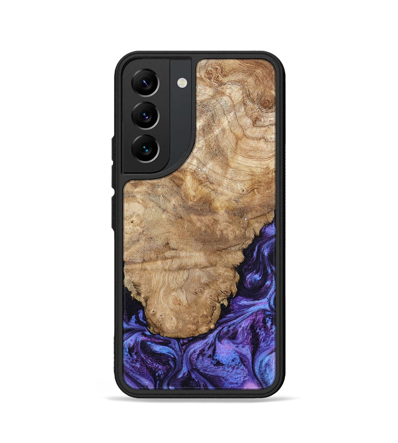 Galaxy S22 Wood Phone Case - Ottis (Purple, 795538)