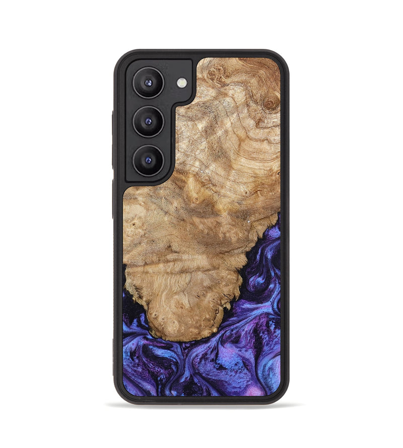 Galaxy S23 Wood Phone Case - Ottis (Purple, 795538)