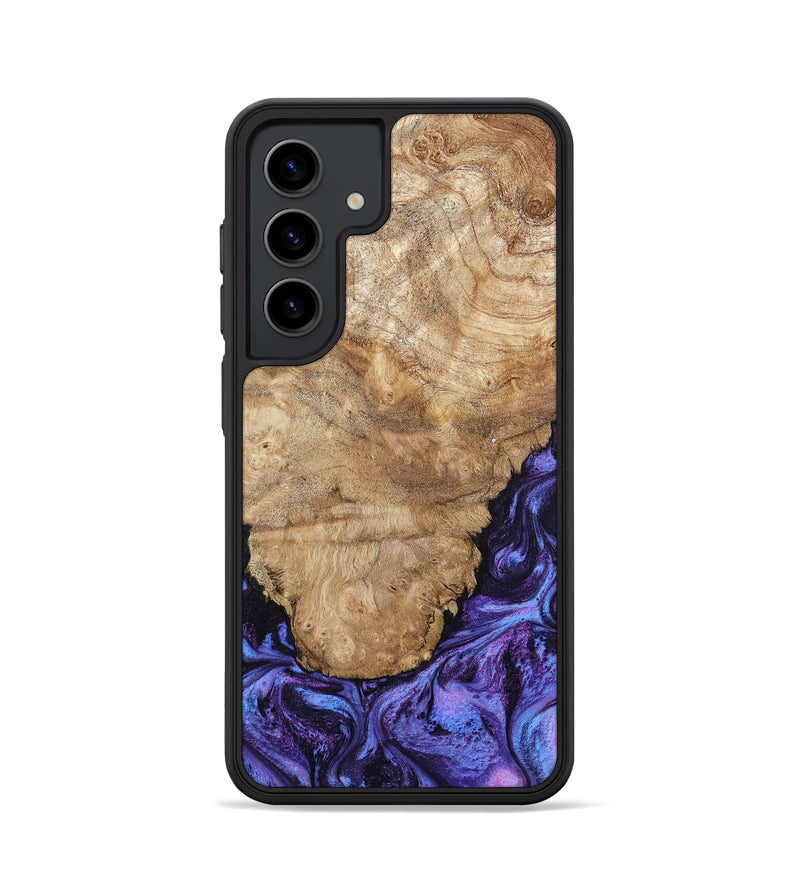 Galaxy S24 Wood Phone Case - Ottis (Purple, 795538)