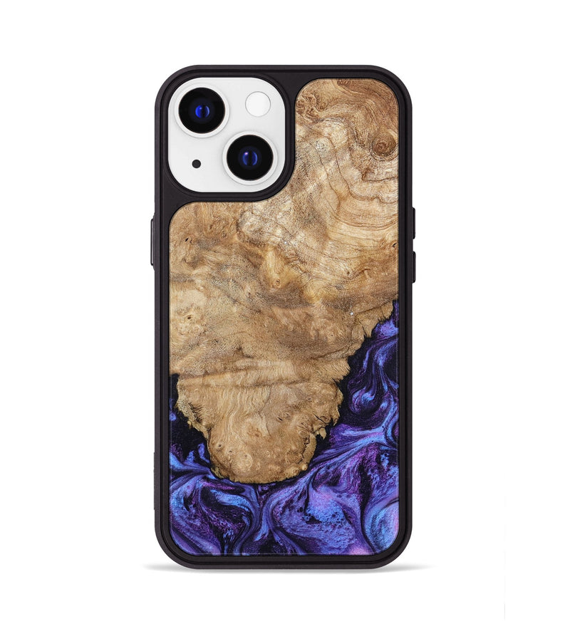 iPhone 13 Wood Phone Case - Ottis (Purple, 795538)