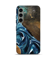 Galaxy S24 Wood Live Edge Phone Case - Joziah (Blue, 795570)