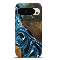 Pixel 10 Pro XL Wood Live Edge Phone Case - Joziah (Blue, 795570)