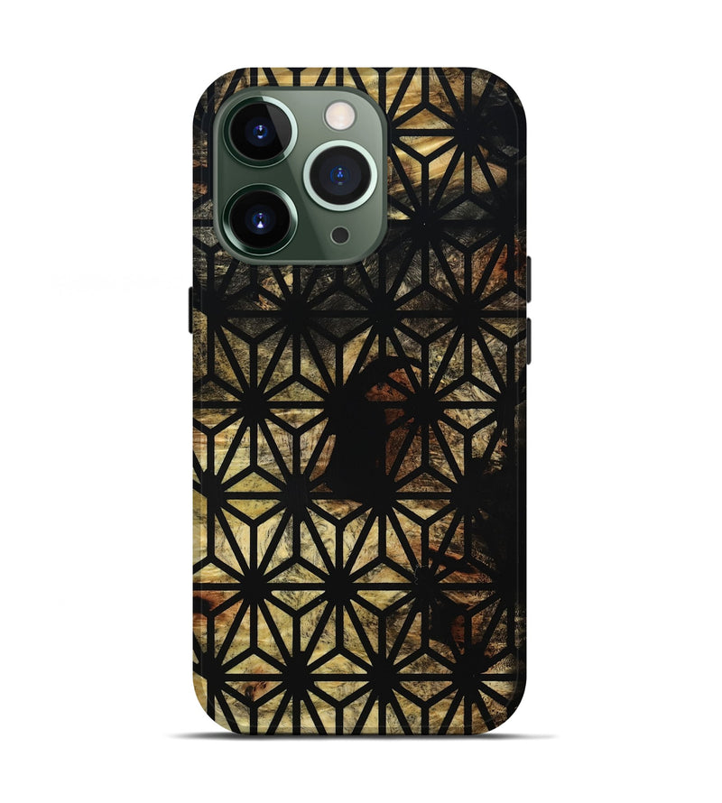 iPhone 13 Pro Wood Live Edge Phone Case - Kasey (Double Dyed, 795573)