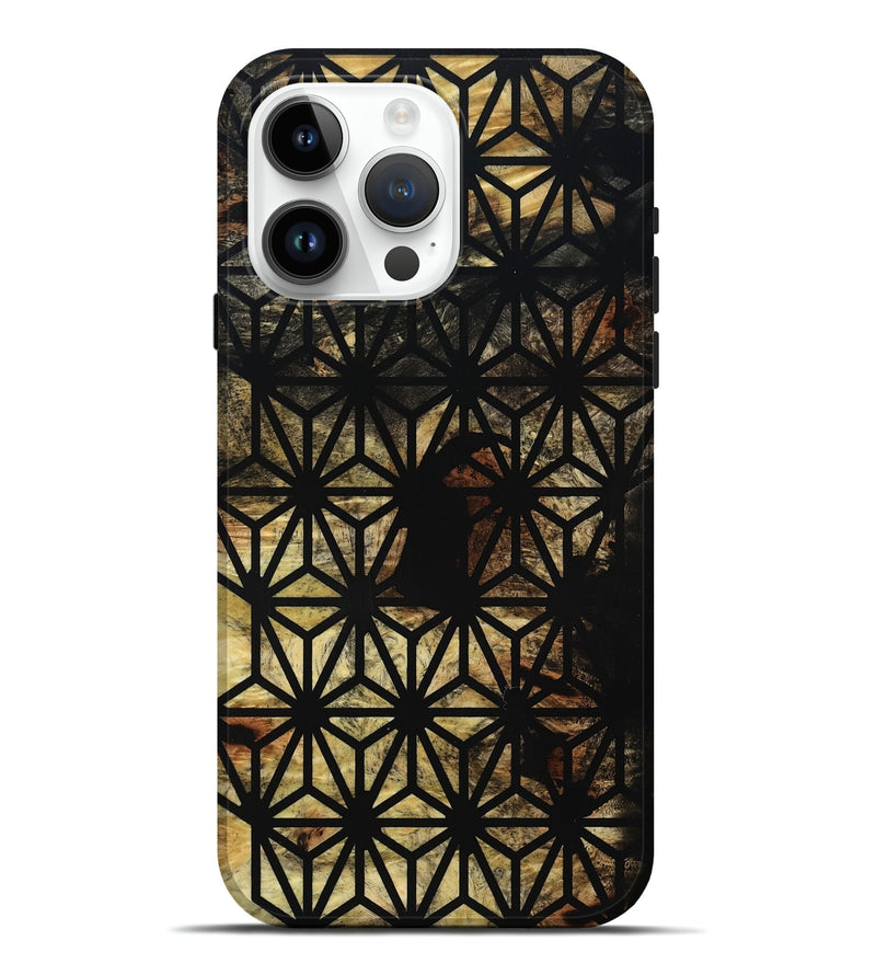 iPhone 15 Pro Max Wood Live Edge Phone Case - Kasey (Double Dyed, 795573)