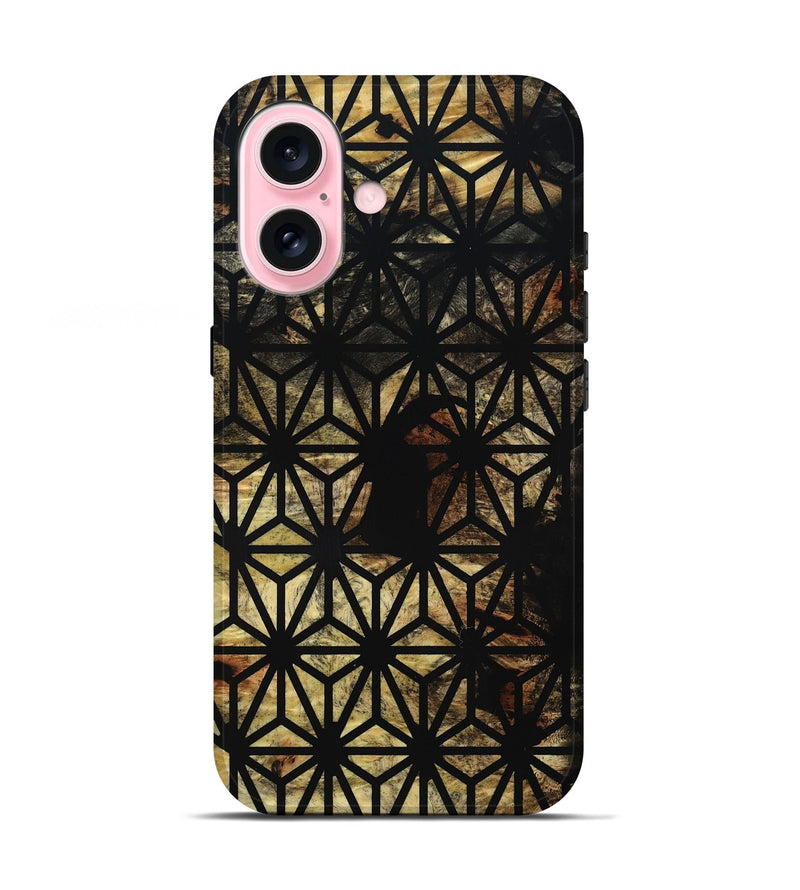 iPhone 17 Wood Live Edge Phone Case - Kasey (Double Dyed, 795573)