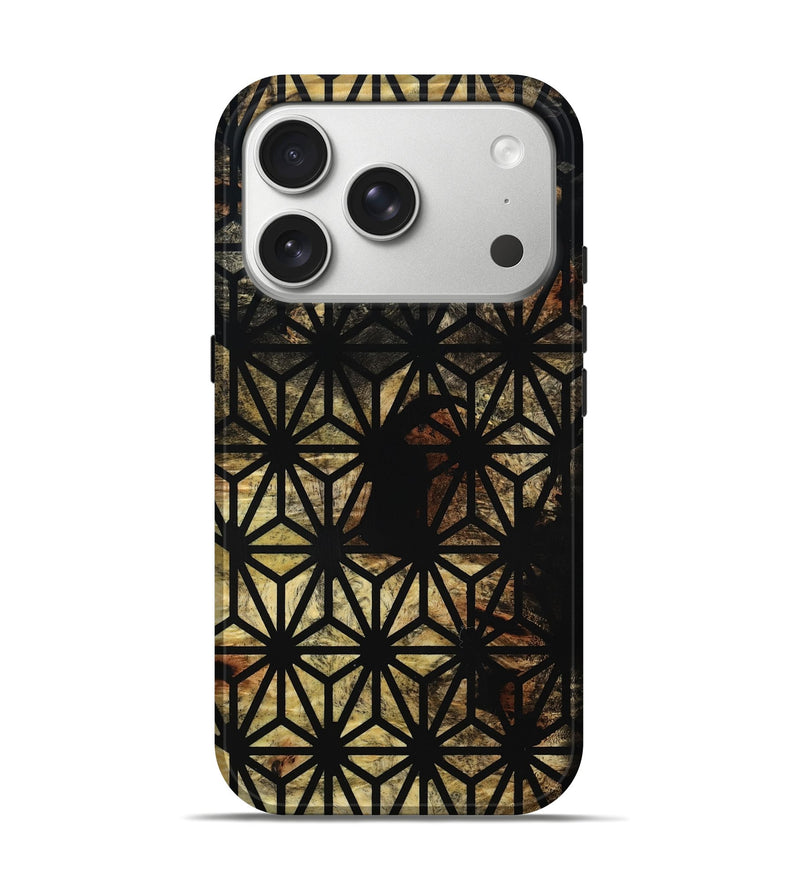 iPhone 17 Pro Wood Live Edge Phone Case - Kasey (Double Dyed, 795573)