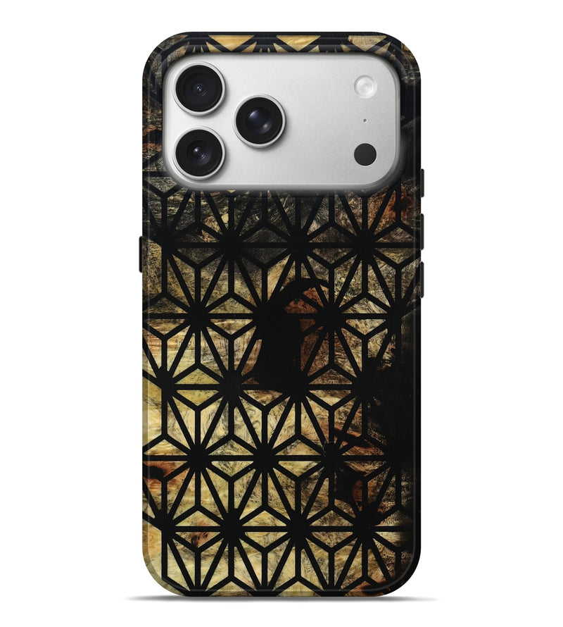 iPhone 17 Pro Max Wood Live Edge Phone Case - Kasey (Double Dyed, 795573)