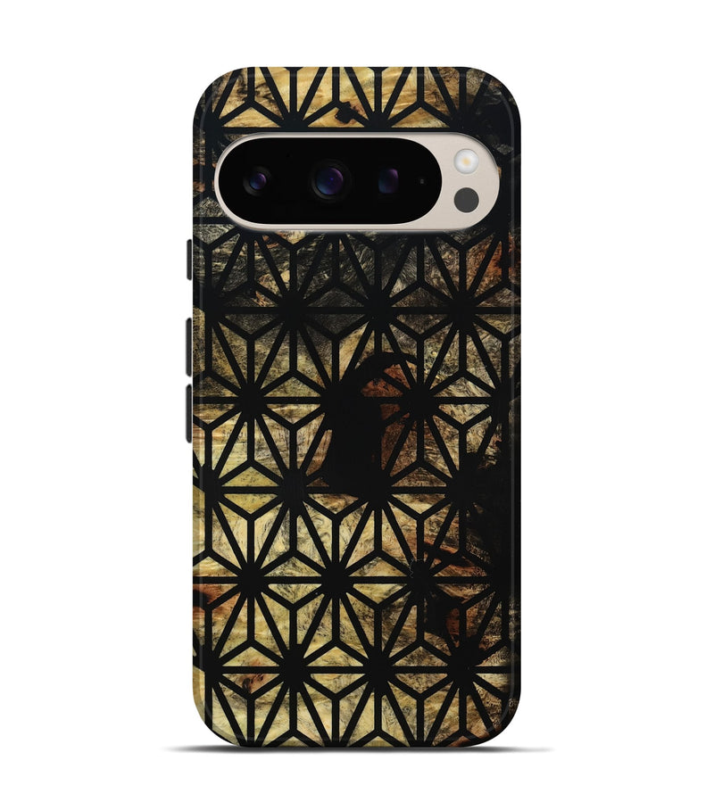 Pixel 9 Pro Wood Live Edge Phone Case - Kasey (Double Dyed, 795573)
