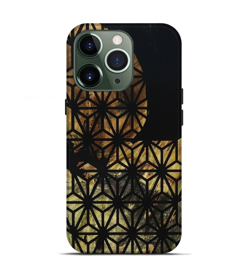 iPhone 13 Pro Wood Live Edge Phone Case - Marcy (Double Dyed, 795587)