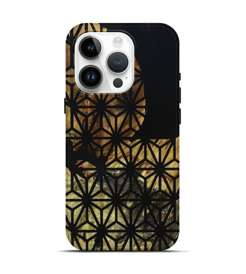 iPhone 15 Pro Wood Live Edge Phone Case - Marcy (Double Dyed, 795587)