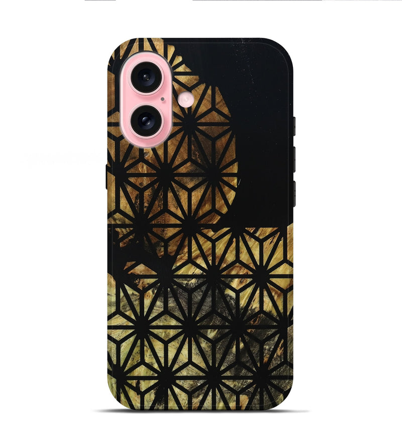 iPhone 16 Wood Live Edge Phone Case - Marcy (Double Dyed, 795587)