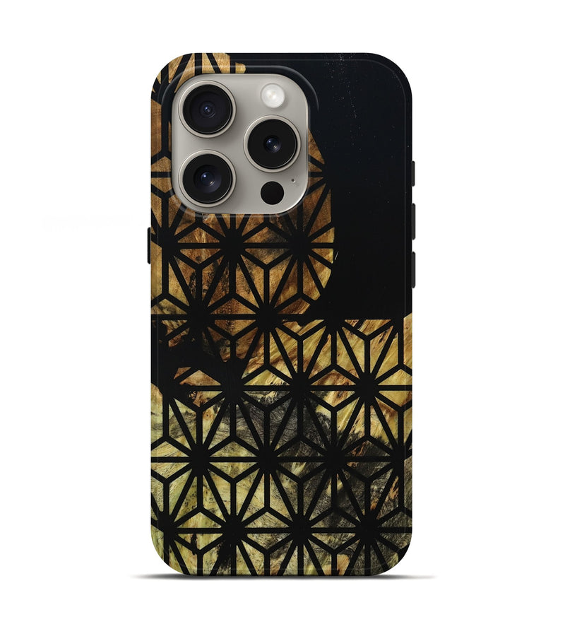 iPhone 16 Pro Wood Live Edge Phone Case - Marcy (Double Dyed, 795587)