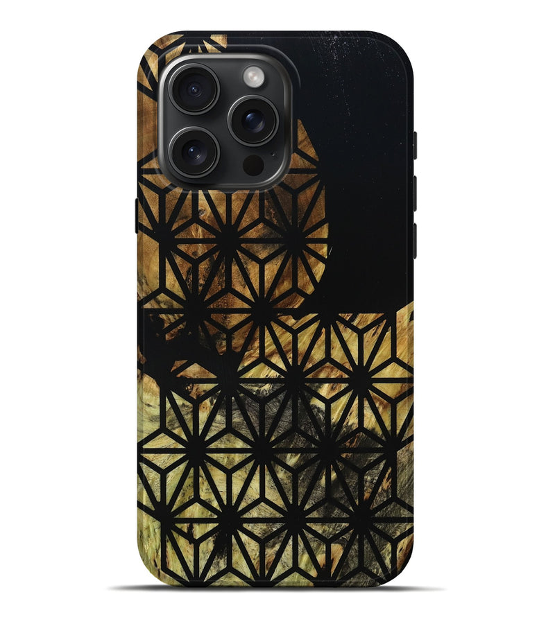 iPhone 16 Pro Max Wood Live Edge Phone Case - Marcy (Double Dyed, 795587)