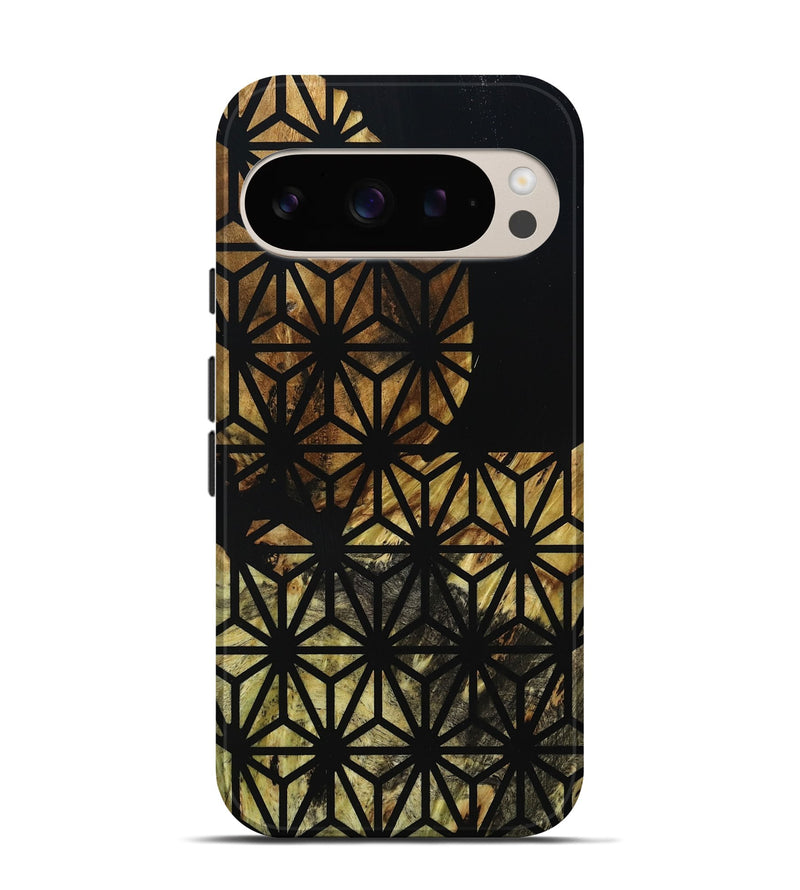 Pixel 9 Pro Wood Live Edge Phone Case - Marcy (Double Dyed, 795587)