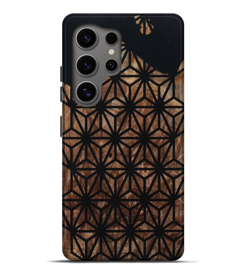 Galaxy S25 Ultra Wood Live Edge Phone Case - Kallie (Double Dyed, 795588)