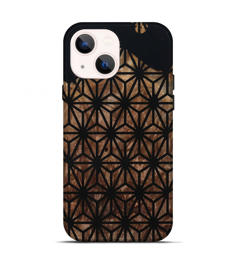 iPhone 13 Wood Live Edge Phone Case - Kallie (Double Dyed, 795588)
