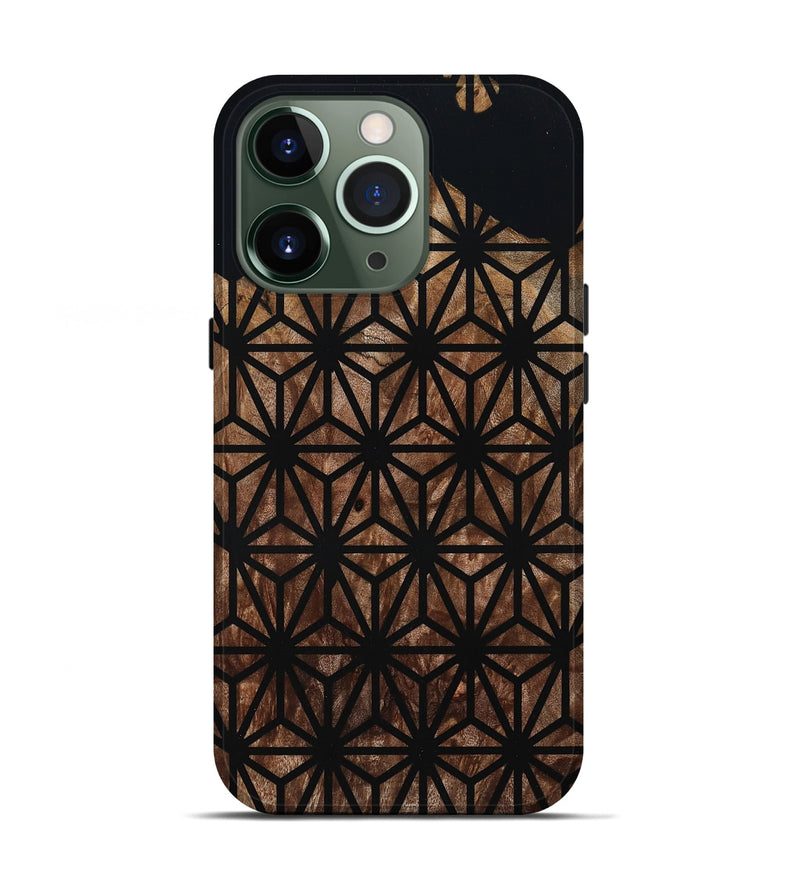 iPhone 13 Pro Wood Live Edge Phone Case - Kallie (Double Dyed, 795588)