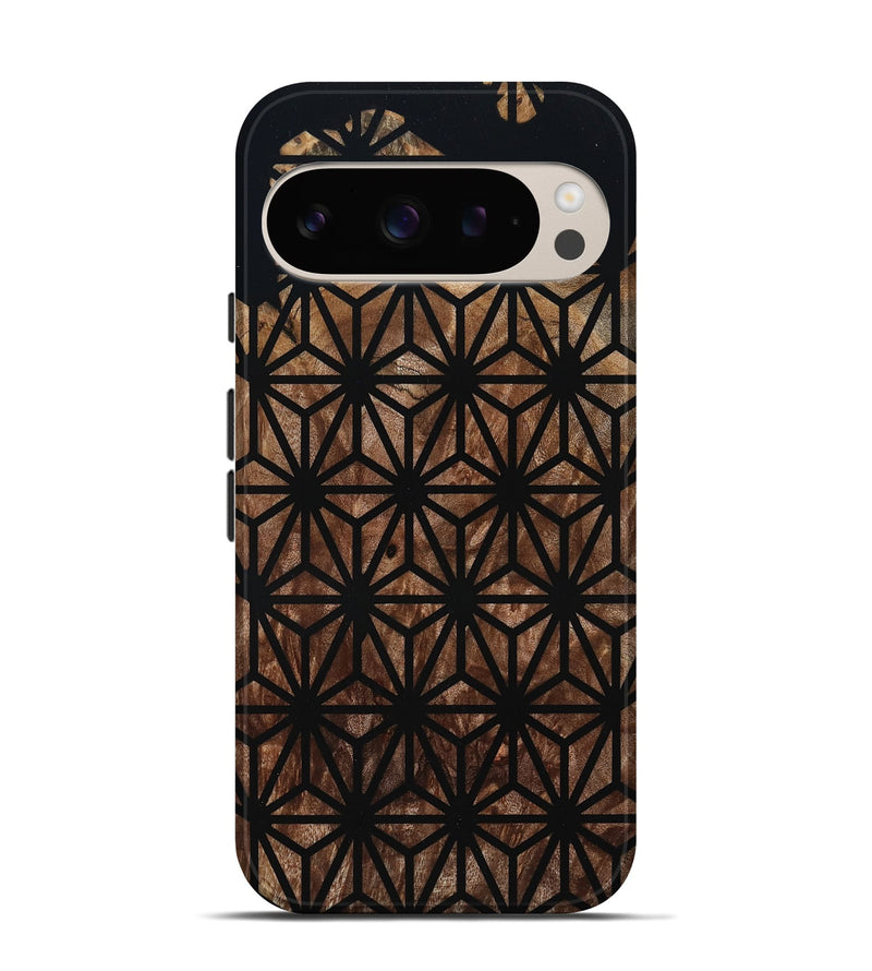 Pixel 9 Wood Live Edge Phone Case - Kallie (Double Dyed, 795588)