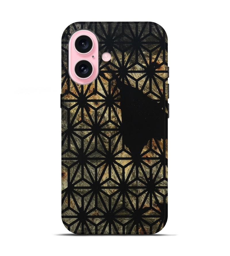 iPhone 17 Wood Live Edge Phone Case - Estella (Double Dyed, 795591)