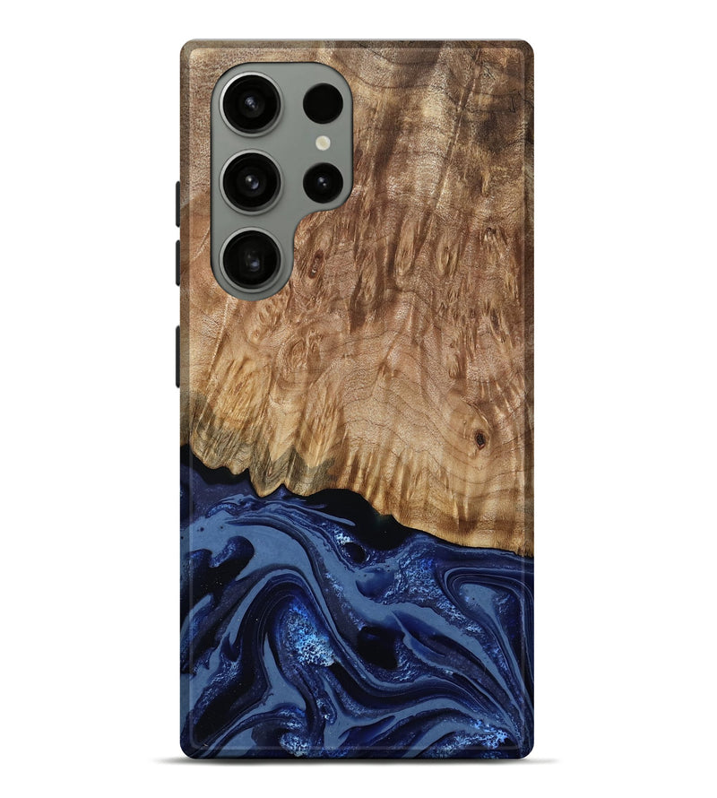 Galaxy S23 Ultra Wood Live Edge Phone Case - Aspen (Blue, 795599)