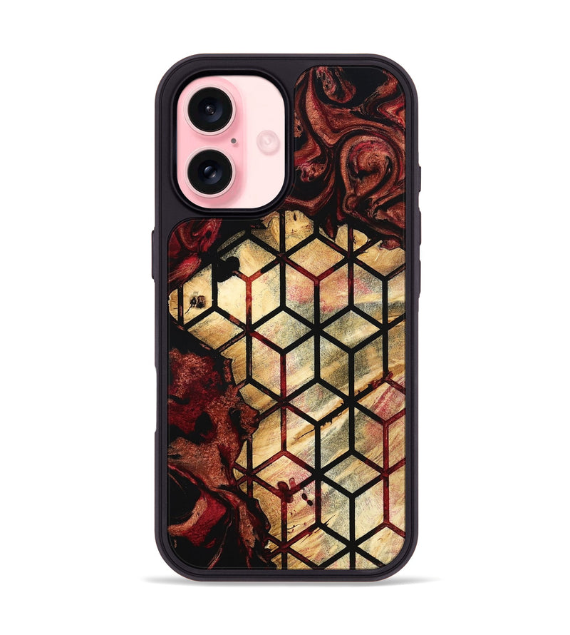 iPhone 16 Wood Phone Case - Arvilla (Pattern, 795725)
