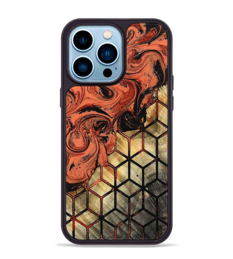 iPhone 14 Pro Max Wood Phone Case - Sierra (Pattern, 795730)