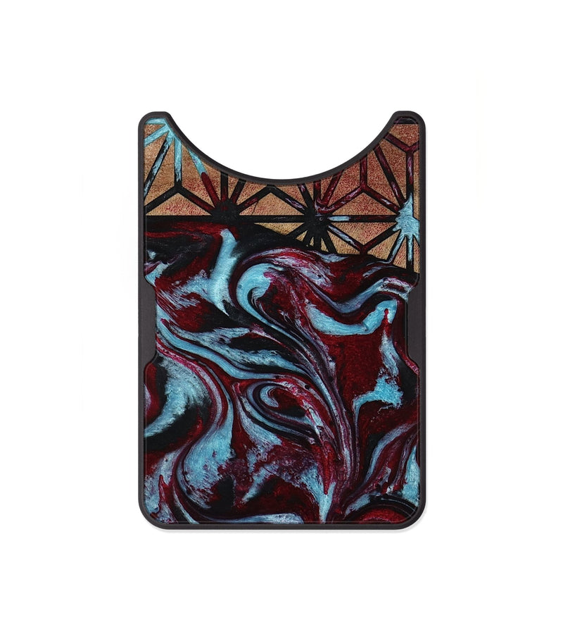 Alloy Wood Wallet - Shaina (Pattern, 795758)