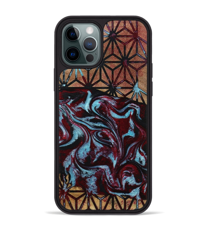 iPhone 12 Pro Max Wood Phone Case - Shaina (Pattern, 795758)