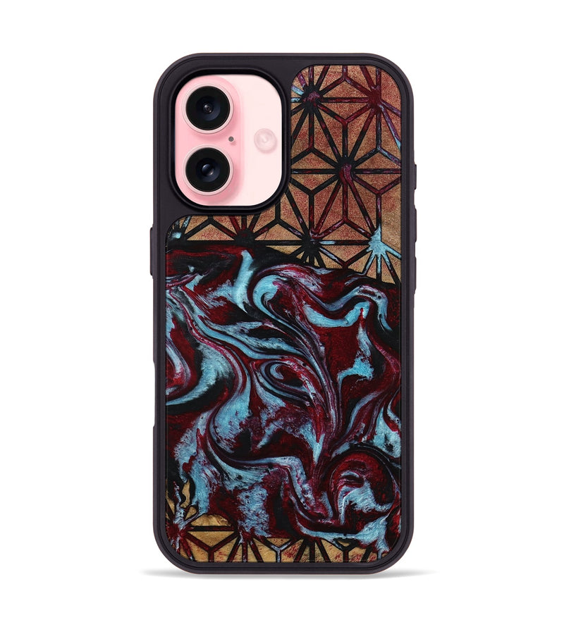 iPhone 16 Wood Phone Case - Shaina (Pattern, 795758)