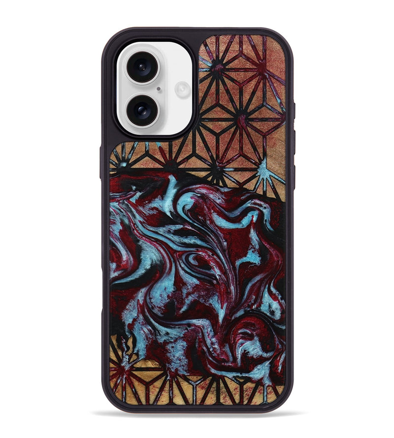 iPhone 16 Plus Wood Phone Case - Shaina (Pattern, 795758)