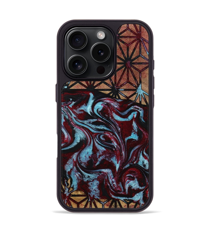 iPhone 16 Pro Wood Phone Case - Shaina (Pattern, 795758)