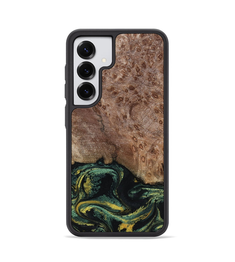 Galaxy S25 Wood Phone Case - Malissa (Green, 795765)