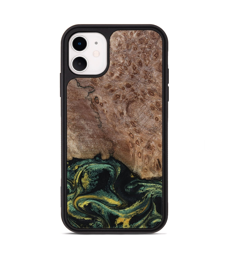 iPhone 11 Wood Phone Case - Malissa (Green, 795765)