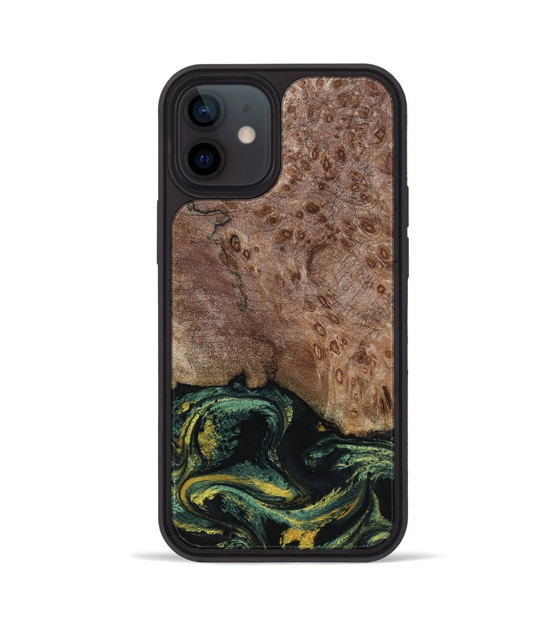 iPhone 12 Wood Phone Case - Malissa (Green, 795765)