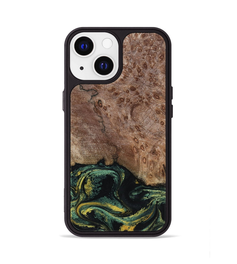 iPhone 13 Wood Phone Case - Malissa (Green, 795765)