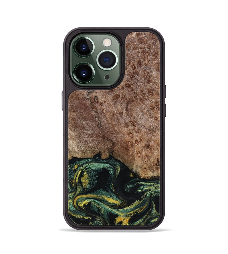 iPhone 13 Pro Wood Phone Case - Malissa (Green, 795765)
