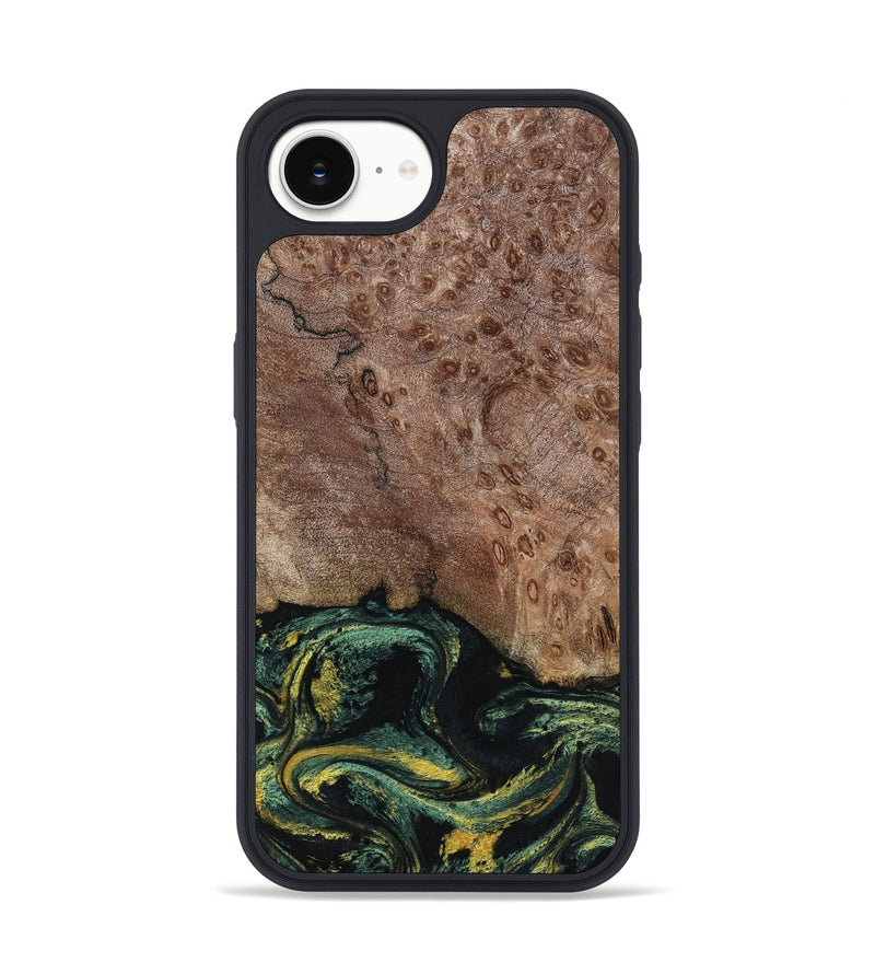 iPhone 16e Wood Phone Case - Malissa (Green, 795765)