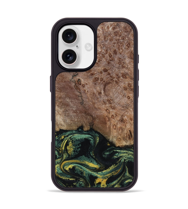 iPhone 17 Wood Phone Case - Malissa (Green, 795765)